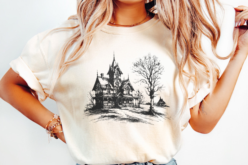 spooky-halloween-house-png-retro-fall-sublimation-haunted-mansion-pn