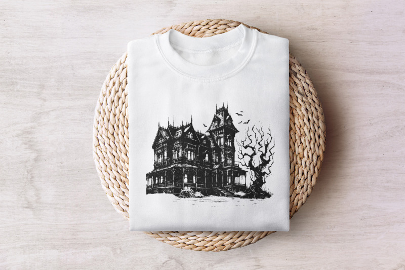 spooky-halloween-haunted-house-png-retro-fall-sublimation-haunted-ma