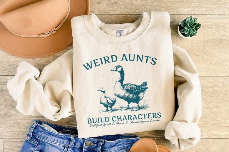 weird-aunts-build-characters-png-funny-aunt-gift-duck-goose-design