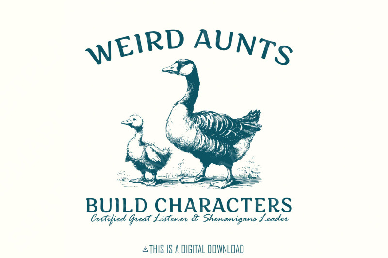 weird-aunts-build-characters-png-funny-aunt-gift-duck-goose-design