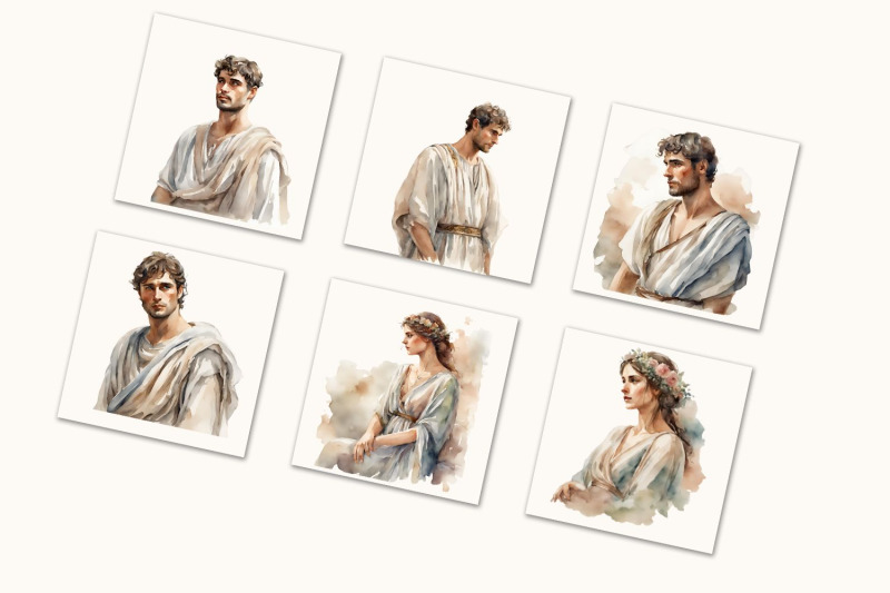 ancient-rome-watercolor-clipart-roman-empire