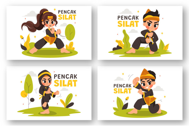 9-pencak-silat-sport-illustration