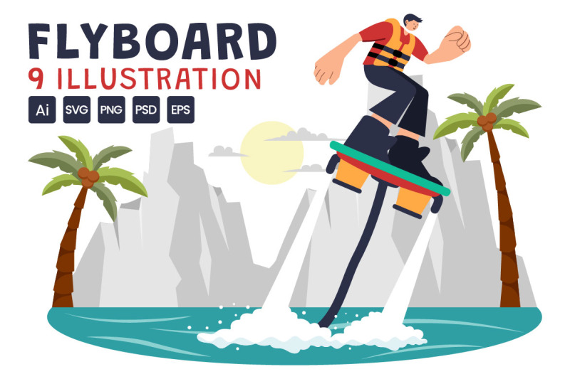 9-flyboard-sport-illustration