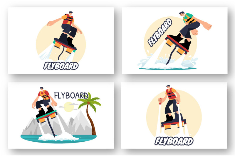 9-flyboard-sport-illustration