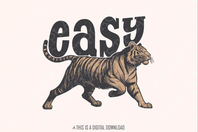 easy-tiger-png-retro-illustration-vintage-graphic-tee-funny-graphic