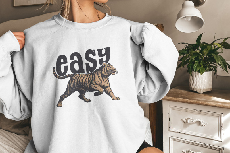 easy-tiger-png-retro-illustration-vintage-graphic-tee-funny-graphic