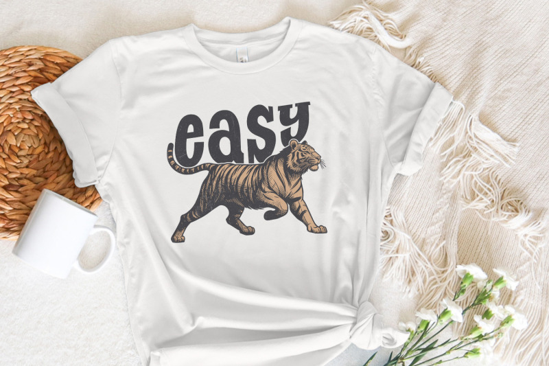 easy-tiger-png-retro-illustration-vintage-graphic-tee-funny-graphic