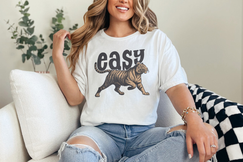 easy-tiger-png-retro-illustration-vintage-graphic-tee-funny-graphic