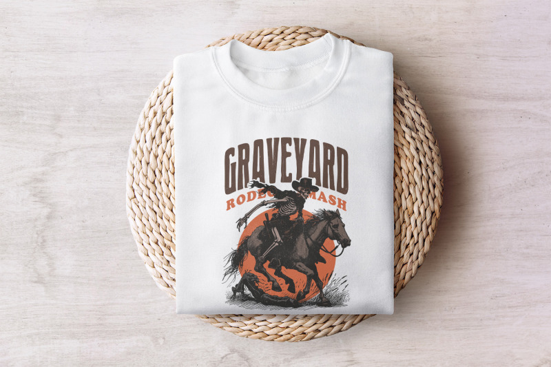 graveyard-rodeo-png-halloween-design-png-retro-halloween-png-hallow