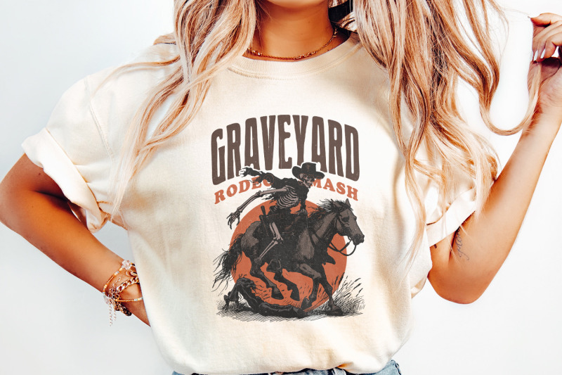 graveyard-rodeo-png-halloween-design-png-retro-halloween-png-hallow