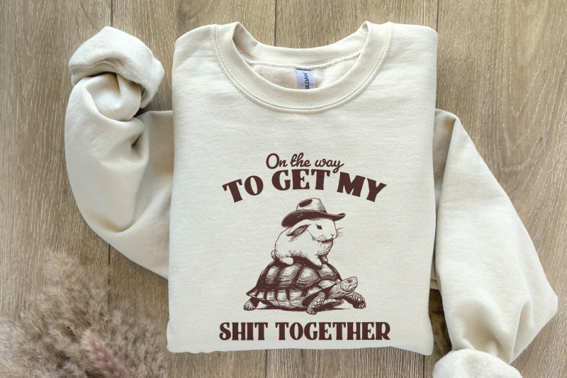 on-my-way-to-get-my-shit-done-png-funny-bunny-shirt-png-funny-png-s