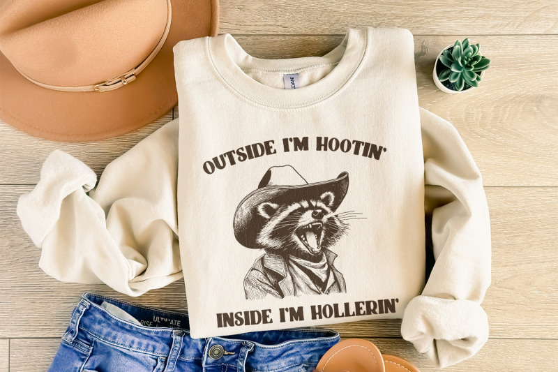 outside-i-039-m-hootin-inside-i-039-m-hollerin-funny-racoon-png-trash-panda