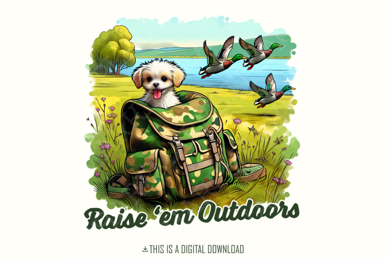 raise-them-outdoors-png-duck-hunt-png-sublimation-digital-download