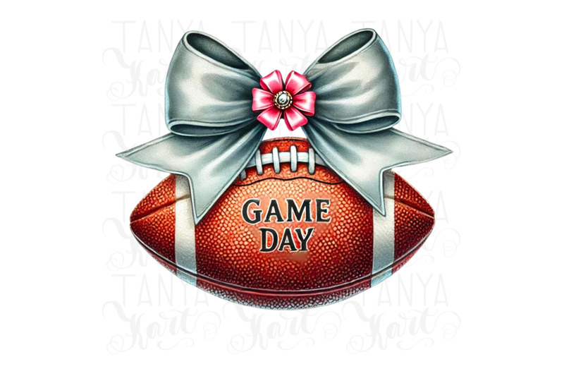 game-day-football-png-season-design-coquette-football-bow-football