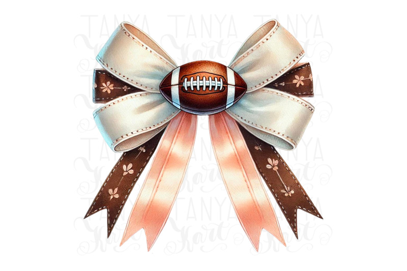 coquette-football-bow-girly-teen-football-shirt-png-unique-gift-for