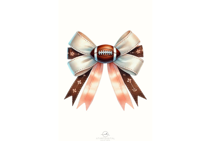 coquette-football-bow-girly-teen-football-shirt-png-unique-gift-for