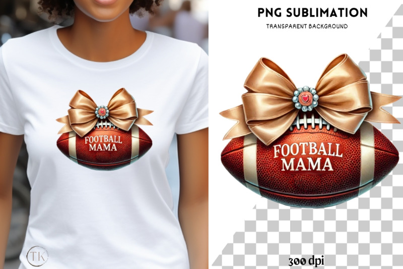 football-mama-bow-png-game-day-vibes-preppy-coquette-football-footb