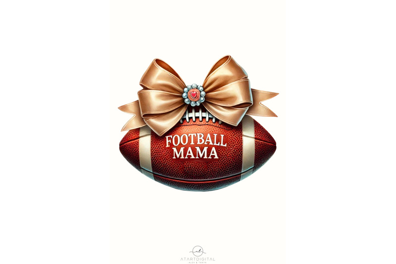 football-mama-bow-png-game-day-vibes-preppy-coquette-football-footb