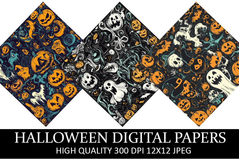 halloween-digital-paper-bundle