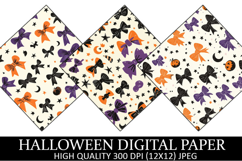 halloween-vintage-digital-paper-bundle