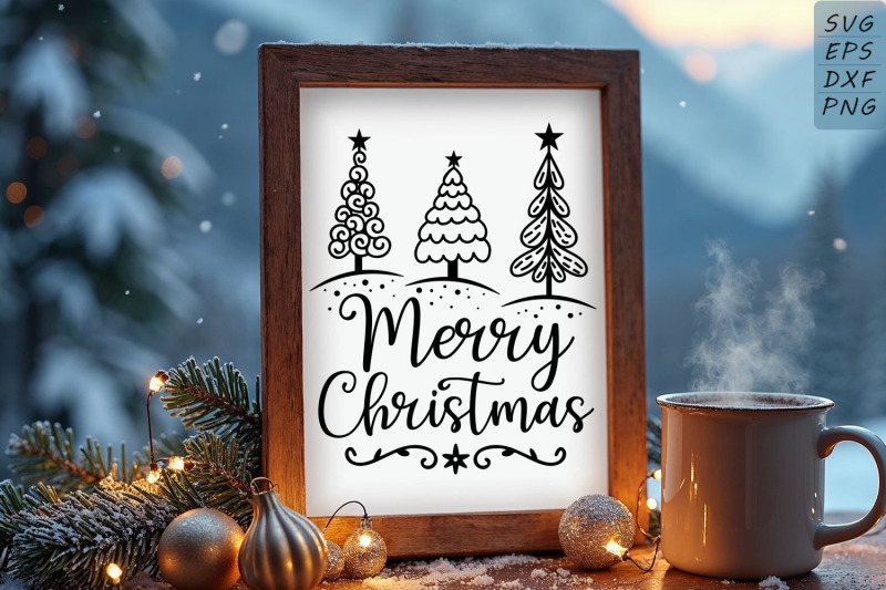 merry-christmas-sign-christmas-trees-svg-christmas-svg