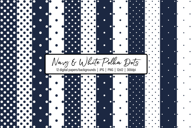 navy-and-white-polka-dots