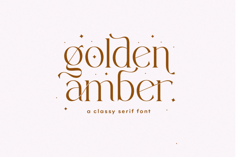 golden-amber-modern-serif-font