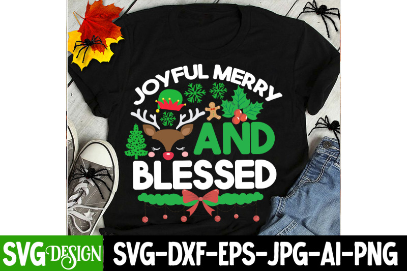 joyful-merry-and-blessed-t-shirt-design-christmas-t-shirt-design-chris