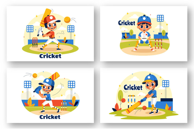 9-cricket-player-illustration