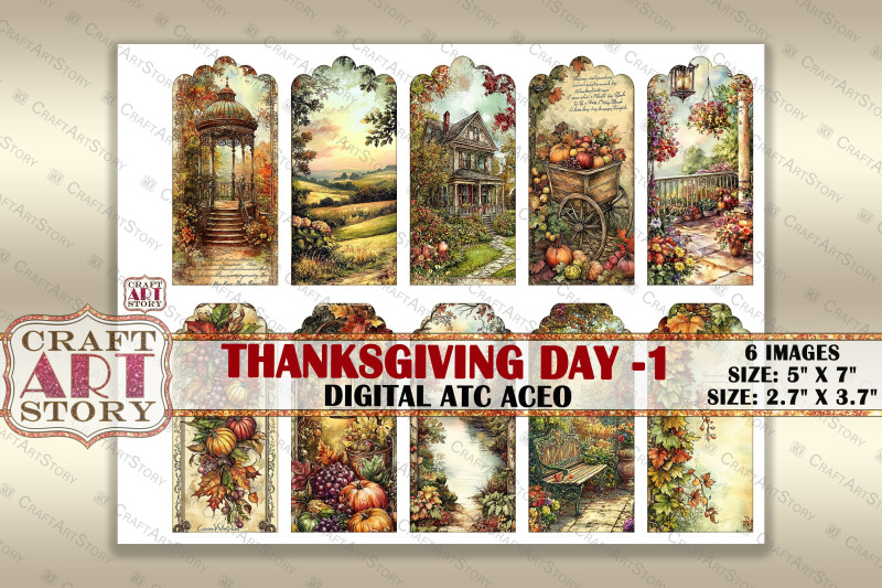 vintage-thanksgiving-day-1-picture-collage-atc-bonus