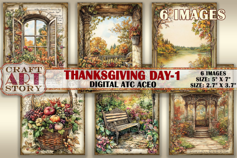 vintage-thanksgiving-day-1-picture-collage-atc-bonus