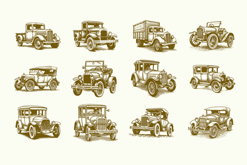 43-classic-car-vector-collection