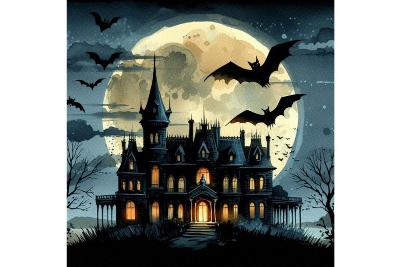 eerie-old-mansion-with-a-full-moon-and-flying-bats-overhead