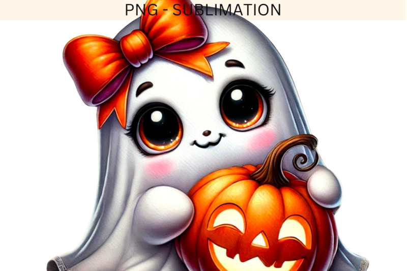 ghost-with-pumpkin-coquette-png-halloween-bow-amp-ghost-sublimation