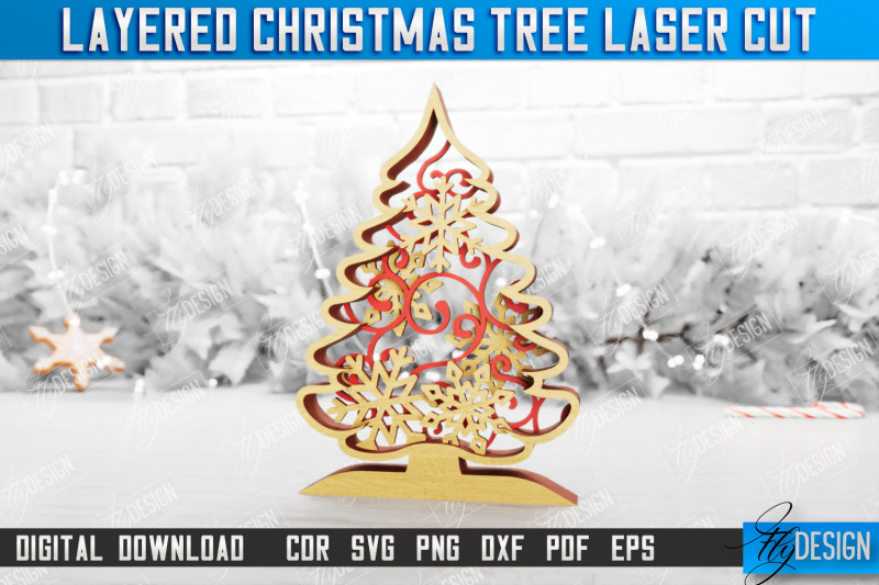 layered-christmas-tree-christmas-dcor-holidays-3d-christmas-tree