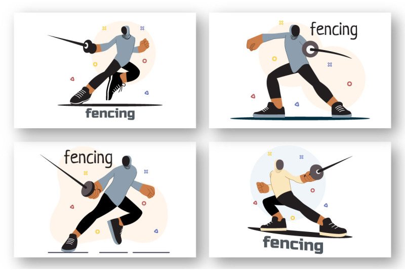 9-fencing-player-sport-illustration