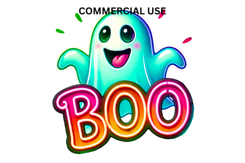 neon-halloween-ghost-png-coquette-ghost-for-trendy-halloween-designs