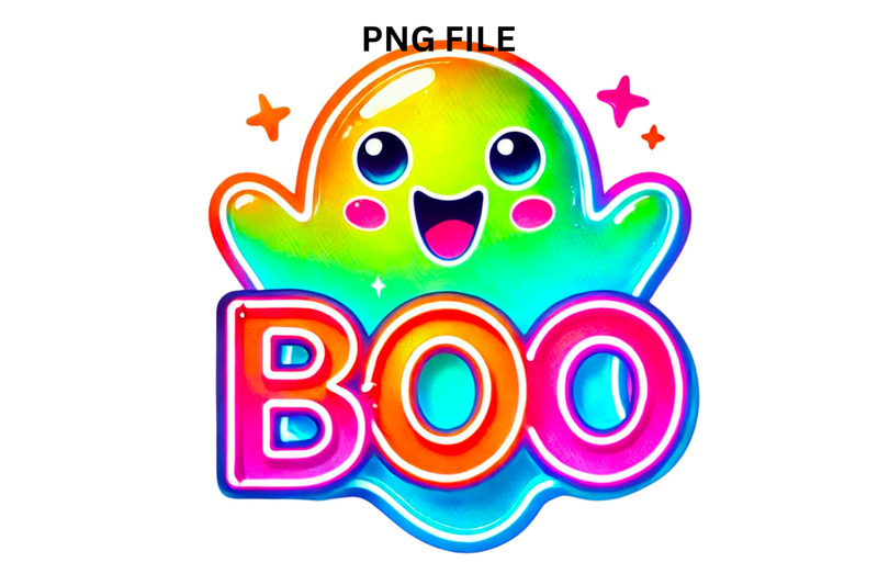 neon-halloween-ghost-png-coquette-ghost-for-trendy-halloween-designs