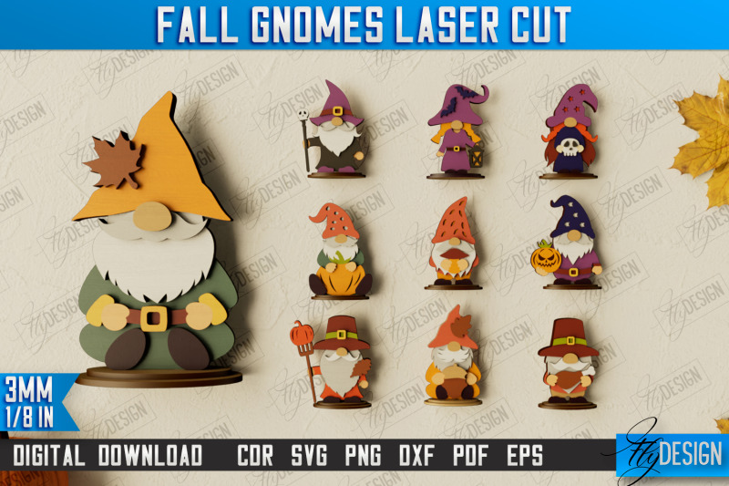 fall-gnomes-bundle-garden-decoration-porch-decor-cnc-files