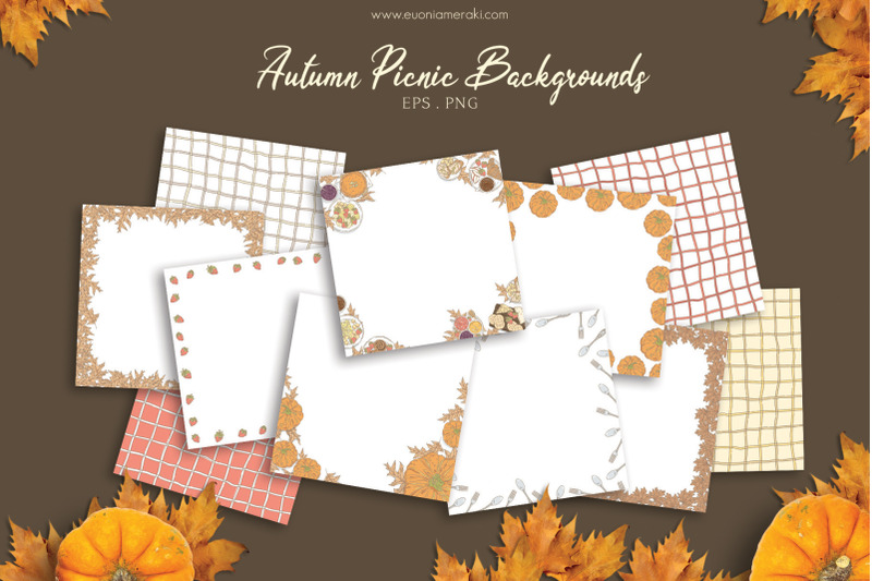 autumn-picnic-background-set