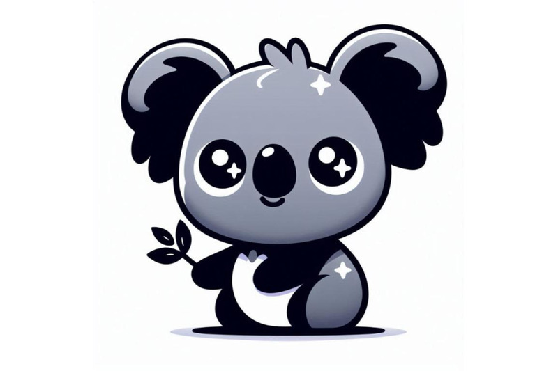 adorable-3d-kawaii-koala-holding-a-tiny-leaf-and-smiling