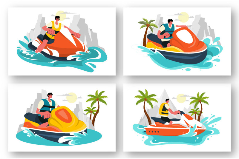 9-people-ride-jet-ski-illustration