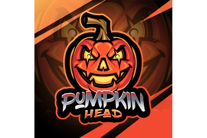 pumpkin-head-esport-mascot-logo-design