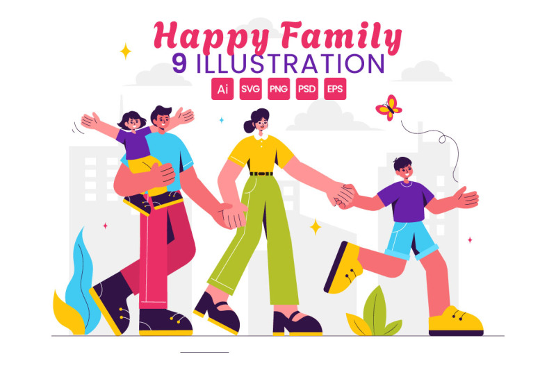 9-happy-family-illustration