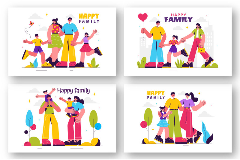 9-happy-family-illustration