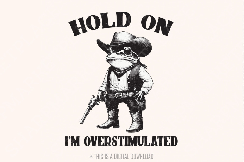 hold-on-partner-i-039-m-overstimulated-png-cowboy-frog-png-funny-meme-pn