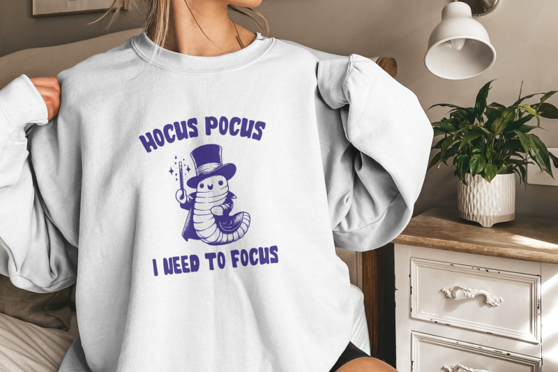 hocus-pocus-i-need-to-focus-png-cute-worm-design-png-sublimation-des