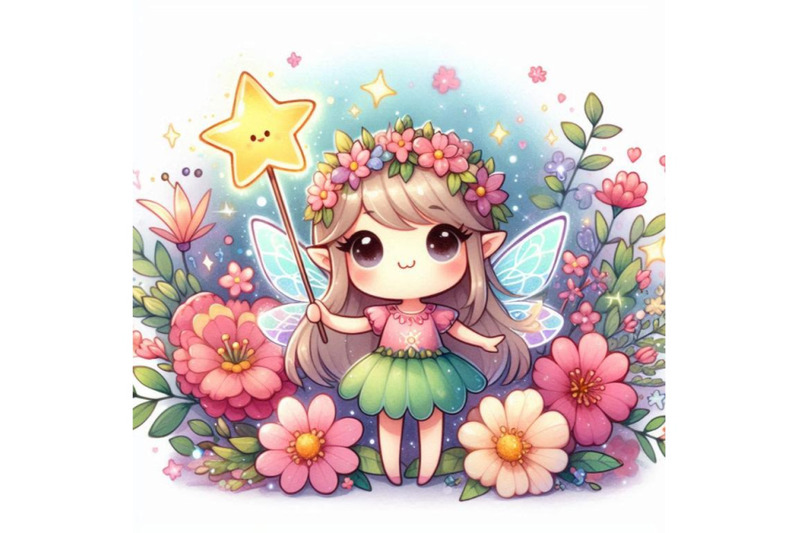 kawaii-2d-fairy-holding-a-sparkling-star-wand-surrounded-by-flowers