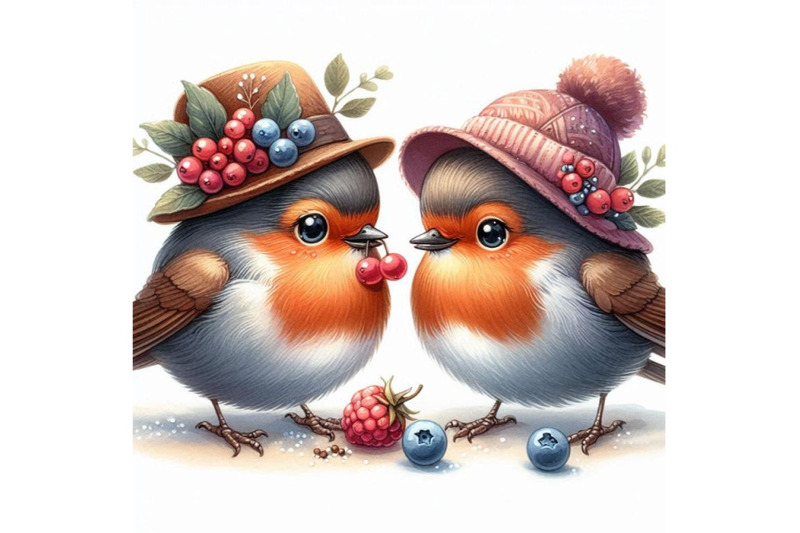 a-couple-of-sweet-robins-exchanging-a-berry