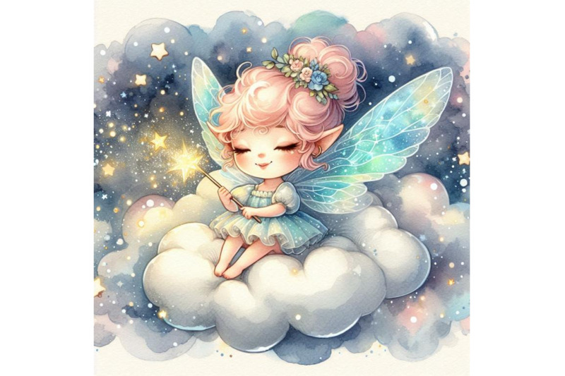 tiny-2d-fairy-floating-on-a-cloud-sprinkling-magical-dust